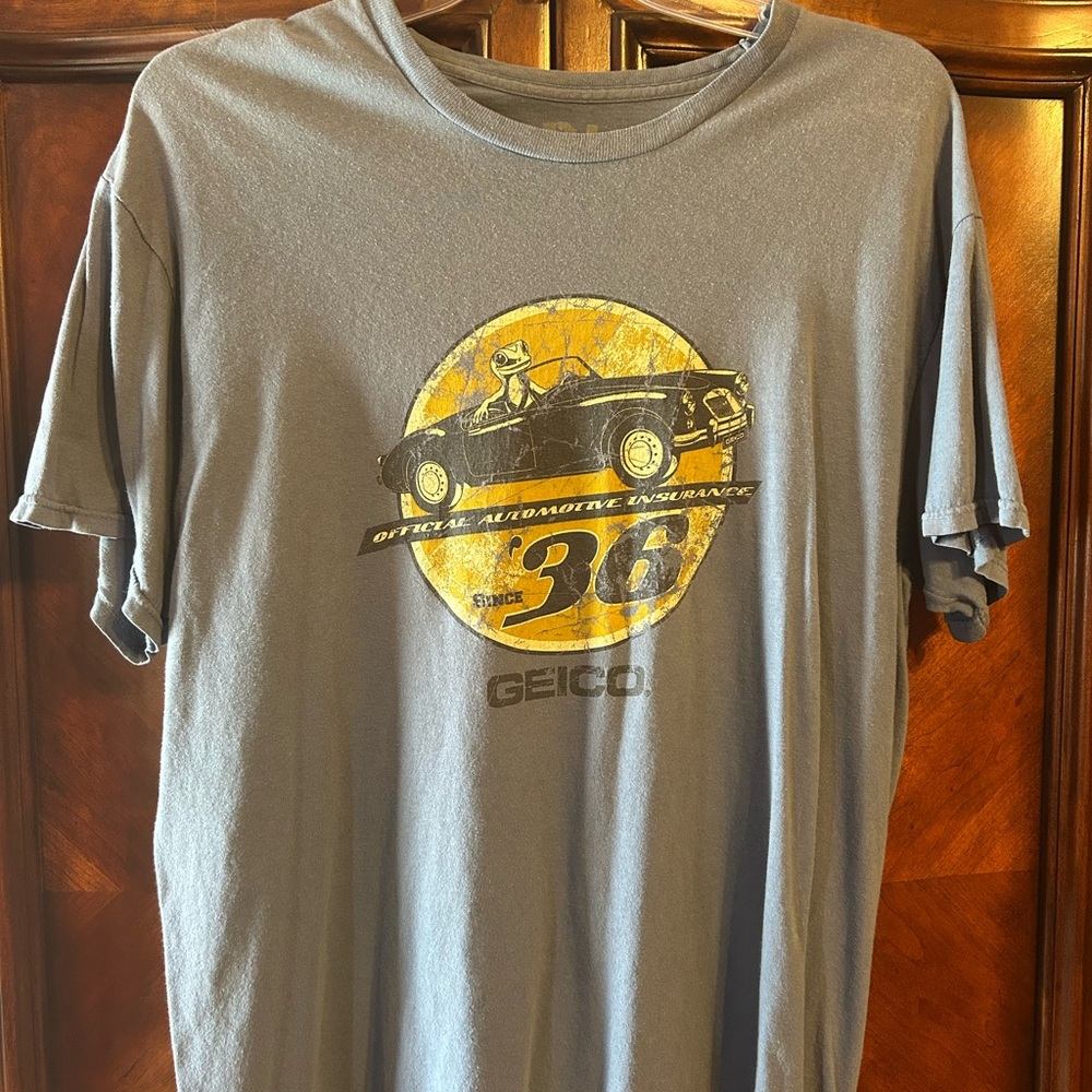 Fun Geico Gecko Graphic Men's T-Shirt